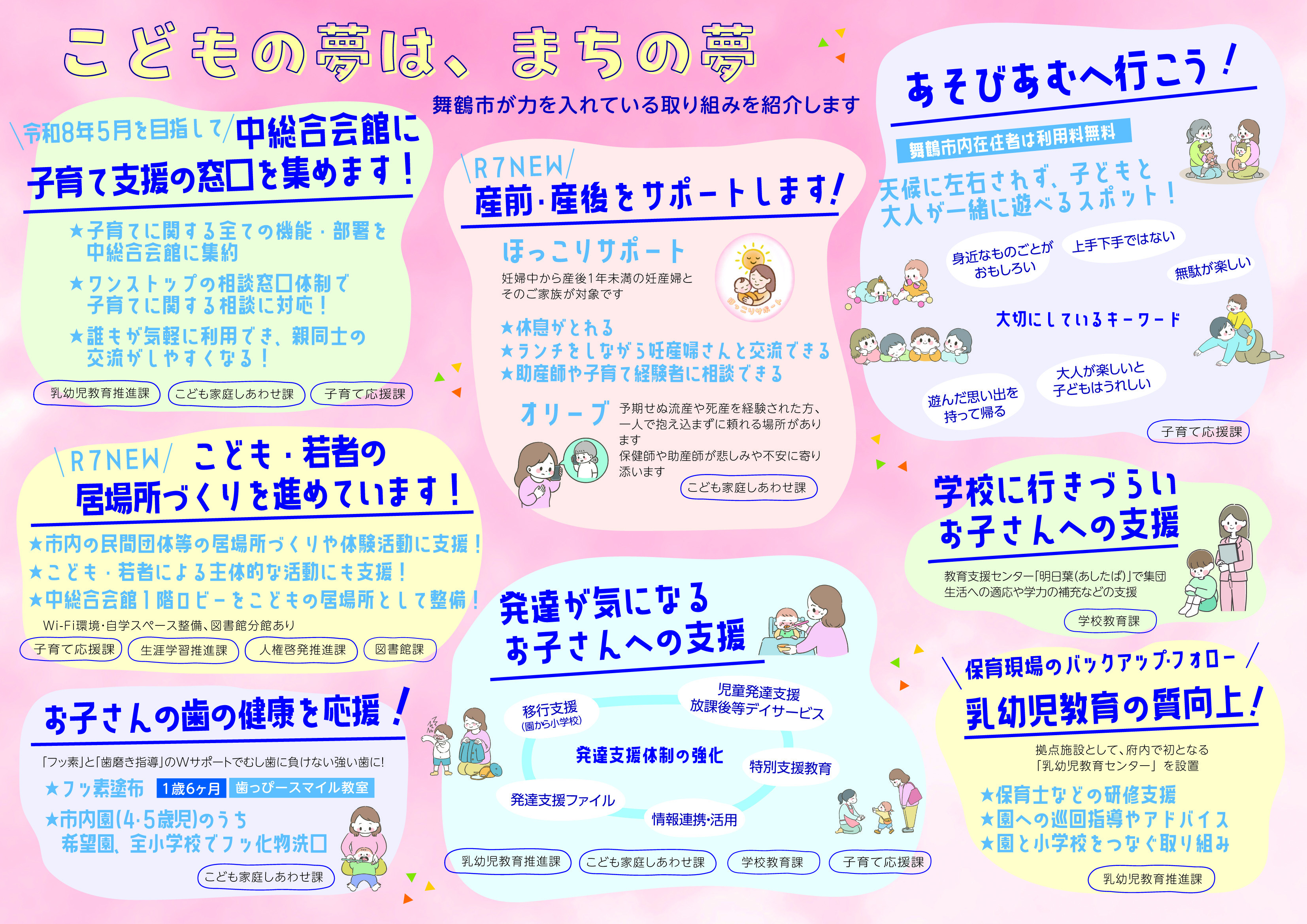 こどもの夢は、まちの夢（舞鶴市の子育ての取り組み）