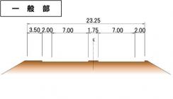 標準横断図　一般部