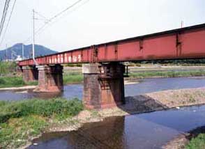 JR舞鶴線第六伊佐津川橋梁の写真