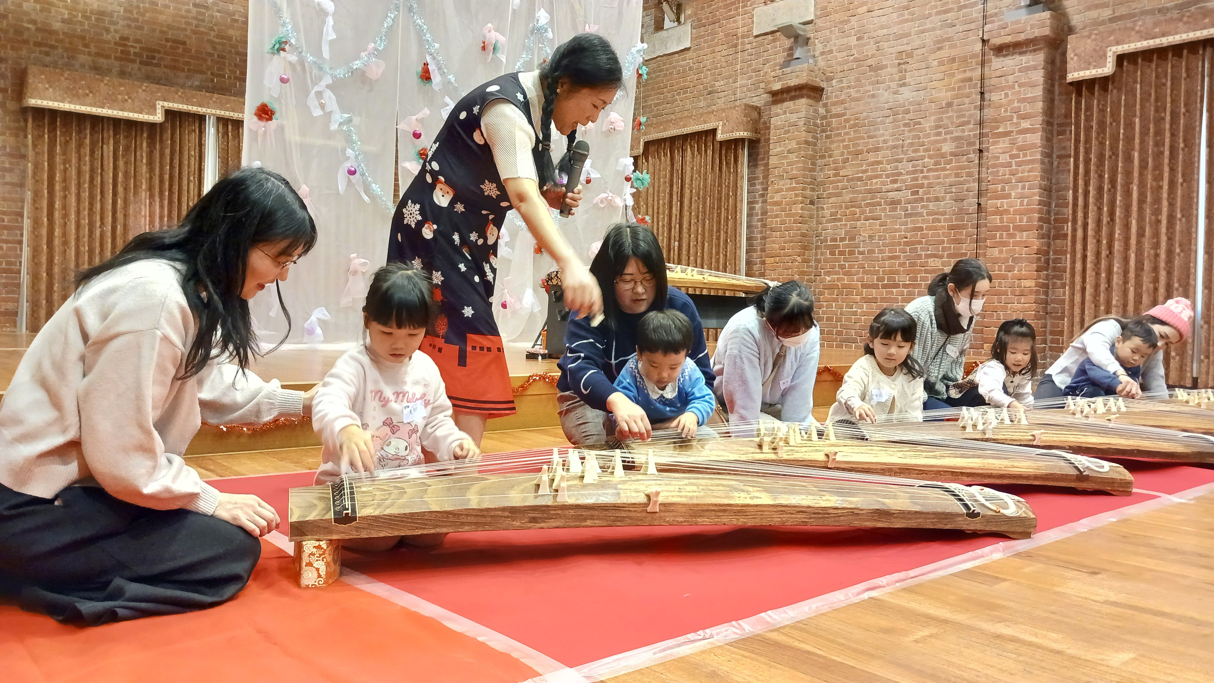 演奏体験の様子