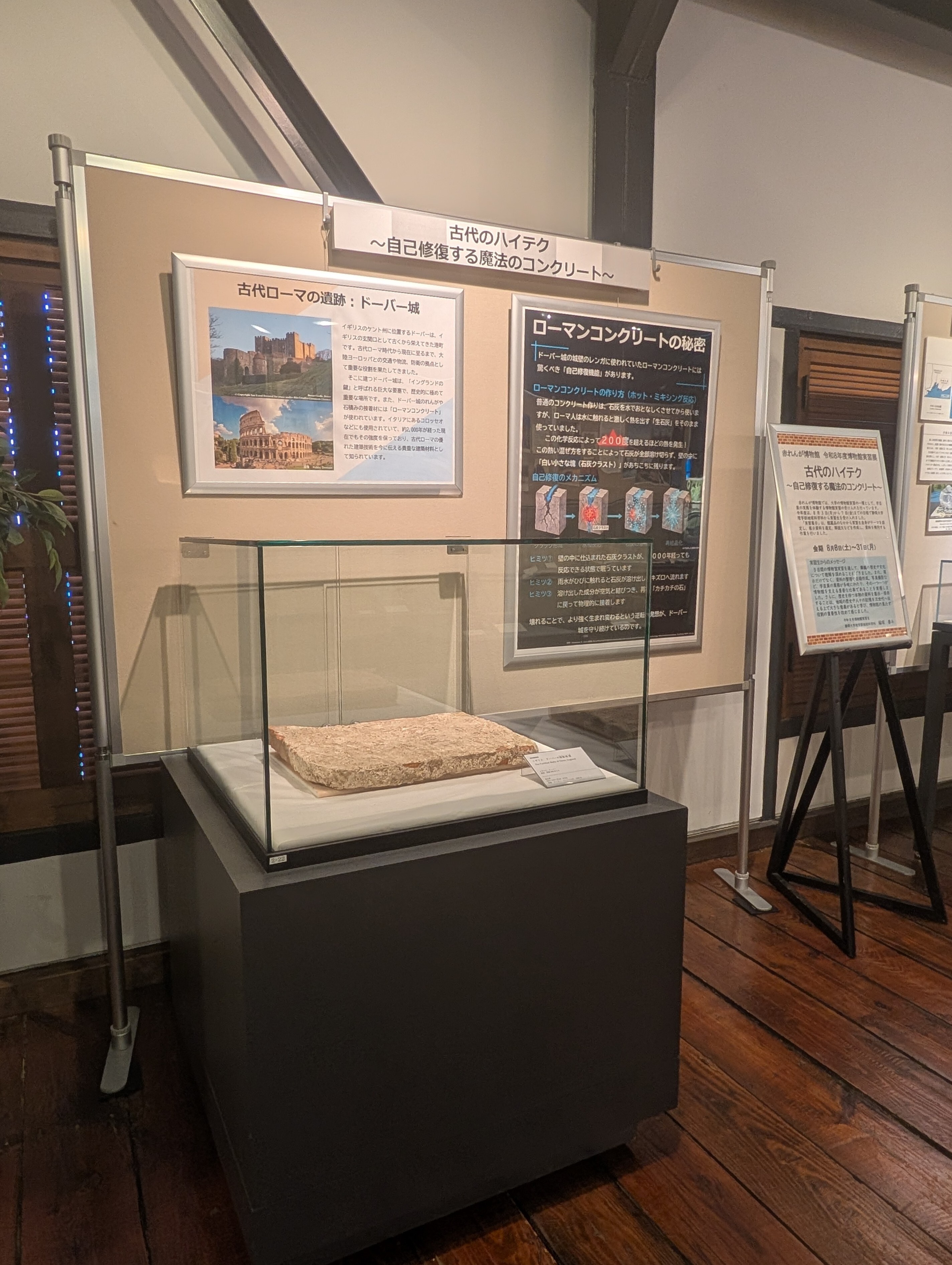 赤れんが博物館令和8年実習展の展示