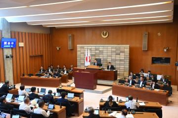 市議会本会議の写真